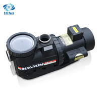Pompe à eau auto-amorçante Water Crown KP pour piscine, filtration et circulation, avec panier filtrant pour piscines hors sol et enterrées