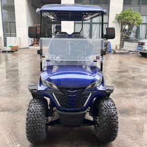 Voiture de golf électrique 5-6 places, moteur américain haute efficacité 4KW, vitesse 30 km/h, couleurs personnalisées, support OEM, autonomie 50-70 km, tout-terrain - Product Image 3