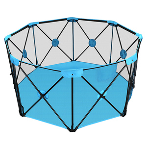 <span class=keywords><strong>Parc</strong></span> pour bébé moderne pliable à 6 faces en acier Aire de jeu intérieure et extérieure sûre avec fonction de pliage pour la maison, la chambre à coucher ou le <span class=keywords><strong>parc</strong></span> - Product Image 1