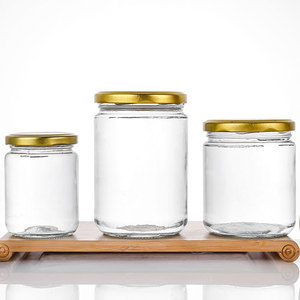 Bán Buôn 16Oz 200Ml Rộng Miệng Lưu Trữ Gia Vị Chai Thủy Tinh Mứt Mật Ong Lọ Trong Bluk Với Kim Loại Có Nắp Đậy - Product Image 6