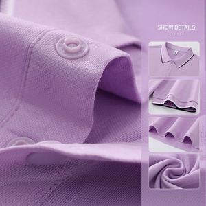 Camiseta Polo Personalizada con Logotipo para Hombre, Manga Corta, Alta Calidad, para Negocios o Golf, de Algodón Tejido - Product Image 4