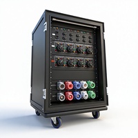 Boîtier de distribution d'énergie industriel modulaire multi-sorties en tôle galvanisée OEM/ODM personnalisé IP54 220V 63A avec prises sur mesure
