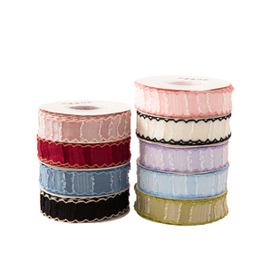 Cinta Elástica Trenzada de Algodón Ecológico Color Macaron, Lazo para el Cabello, Hermosos Accesorios para el Cabello para Cumpleaños, Pascua y Embalaje - Product Image 1