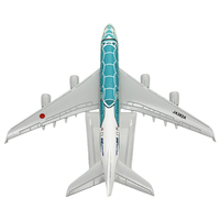 Modèle d'avion en alliage A380 de 16 cm avec logo personnalisable - Fournisseur d'usine Jouet d'aviation