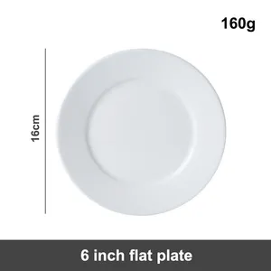 Fabricants de plaques personnalisées pour mariage hôtel porcelaine blanche assiette plate 10.5 pouces céramique ronde chargeurs assiette décorative pour le dîner