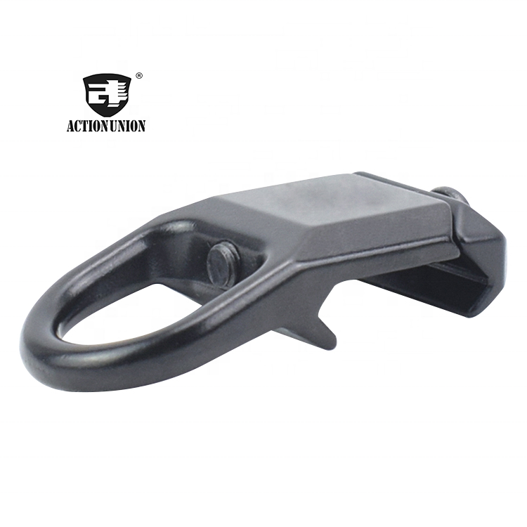 Quick Detach (QD) Sling Mount Adapter For 20mm Picatinny Rails - Tactical Black Steel