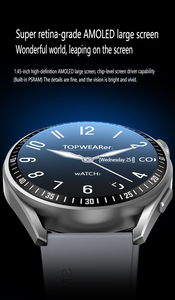 <span class=keywords><strong>Montre</strong></span> intelligente intérieure/extérieure à écran tactile complet pour la course à pied, le sport, le fitness, étanche IP67, connexion Android IOS avec silicone - Product Image 4