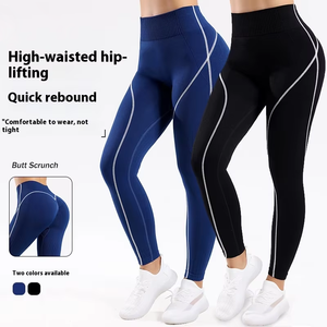 <span class=keywords><strong>Pantaloni</strong></span> da Yoga <span class=keywords><strong>a</strong></span> vita alta da donna <span class=keywords><strong>pantaloni</strong></span> da Yoga <span class=keywords><strong>a</strong></span> <span class=keywords><strong>costine</strong></span> <span class=keywords><strong>a</strong></span> blocchi di colore di vendita <span class=keywords><strong>a</strong></span> caldo Base Fitness aderente alla pesca lungo senza soluzione di continuità - Product Image 1