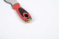 Outils multifonctionnels pour le collage de plaques de plâtre Schaber, traitement thermique, spatule en acier inoxydable avec poignée TPR durable