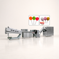 Ligne de production de sucettes en boule commerciales, machines à bonbons à fonctionnement stable