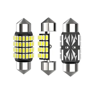 Canbus Led Festoonlamp 36Mm 1.42in C 5W 6418 Festoen Super Helder 320lm 36smd 3014 Chip 12V 24V Voor Auto Interieur Kaart Koepelverlichting