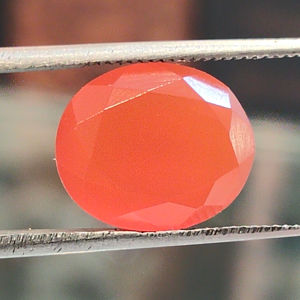 อัญมณีหลวมคาร์เนเลี่ยนธรรมชาติทรงรี - Product Image 1