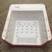 Lampe à ongles UV LED rechargeable 48W à double lumière, séchage rapide, avec strass, pour plaque miroir métallique H10, idéale pour usage en salon