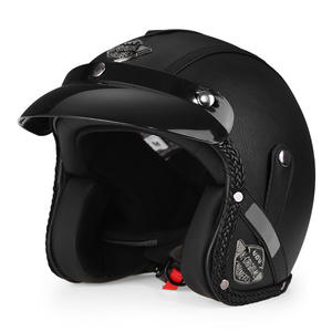 <span class=keywords><strong>Prix</strong></span> usine nouveau rétro demi-visage casque de moto ABS matériel Style vintage avec la certification 3C - Product Image 1