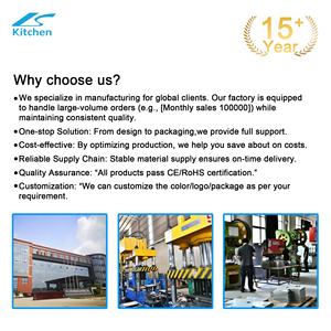 <span class=keywords><strong>Fregadero</strong></span> de Cocina Moderno de Acero Inoxidable Redondo con Acabado Perlado, Modelo K-4848Y de Liangshun, sin Grifo, un Orificio, para Instalar Sobre Encimera - Product Image 6