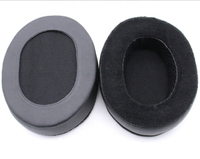 Brainwavz HM5 bantalan Velour pengganti bantalan telinga bantalan kuping kualitas tinggi-untuk ATH-M50X, SHU-RE, AKG, HifiMan, headphone ATH
