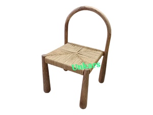 Jute tissé salle à manger Chai patio jardin ensemble 4 chaises et Table basse salon salle à manger salon chaises Table prix de gros - Product Image 2