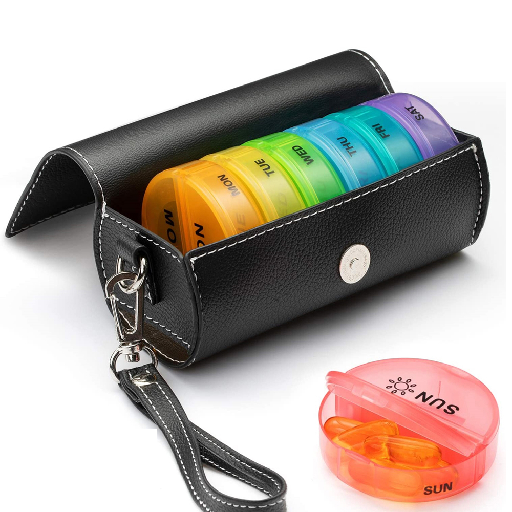 Пластиковый бумажник для таблеток, готовый к отправке два раза в день, 7 дней в неделю, 14 отделений