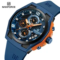 NAVIFORCE Montre pour homme de luxe de haute qualité, bracelet en silicone, étanche, montre à quartz pour homme, montre de sport, Relogio Masculino