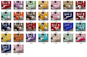 Pronto per la Spedizione: Set Completo di 13 Pezzi per Letto Matrimoniale, Set di Lenzuola con Tende Coordinate per Camera da Letto - Product Image 3