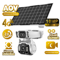 Buiten solar 4MP PTZ camera 12x zoom IP66 waterdicht tweerichtingsaudio nachtzicht full color bewegingsdetectie SD kaart cloud