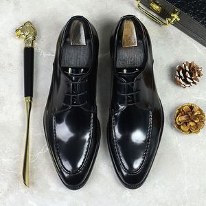 2025 New Trend Patchwork Men's <b>Shoes</b>-Leather <b>Shoes</b> with <b>Height</b> <b>Increasing</b> Luxury Customization for Office & Career - Product Image 2