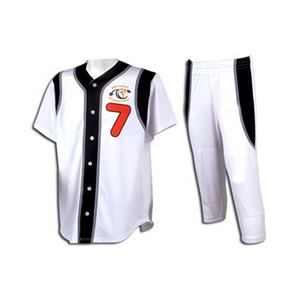 Haute Qualité Baseball Softball Sportswear Brodé Rayure Motif Jersey Respirant Transfert De Chaleur Impression Plus La Taille Adultes - Product Image 6