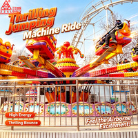 Équipement de parc d'attractions, jeu de fête foraine, machine de parc à thème Luna, machine de saut fou, manèges Jump and Smile à vendre