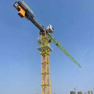 Grúa Torre Zoomlion de 10 Toneladas de Segunda Mano, Modelo 6520-65, con Brazo de 60m, Sistema Hidráulico Completo, Motor y Componentes Principales de Engranajes - Product Image 6