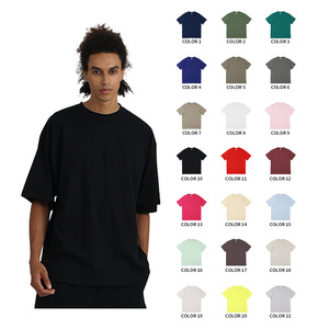 <span class=keywords><strong>T</strong></span>-<span class=keywords><strong>Shirt</strong></span> <span class=keywords><strong>di</strong></span> Alta Qualità 240GSM, Personalizzabile con Logo, 100% Cotone Pesante, Maglietta da <span class=keywords><strong>Uomo</strong></span> <span class=keywords><strong>di</strong></span> <span class=keywords><strong>Lusso</strong></span> con Spalle Scese - Product Image 2