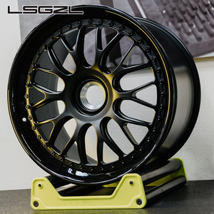 LSGZL 2 pièces 19 20 21 22 24 26 pouces 5*114.3 5*120 jantes forgées noires brillantes de luxe 458 990 pour RS3 RS4 Classe G <span class=keywords><strong>Maclaren</strong></span> 570 720 - Product Image 5