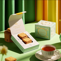 Caja de galletas Embalaje de papel Caja de regalo de cartón para envío de alimentos Caja de correo