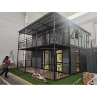 Maison conteneur extensible à double aile, cabane mobile pour hébergement, étanche, avec revêtement de sol SPC étanche Yuhong pour le tourisme