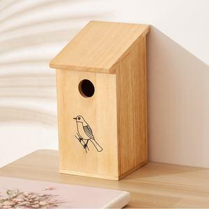 Gabbia di uccello dell'annata gabbia di legno case di uccelli - Product Image 4