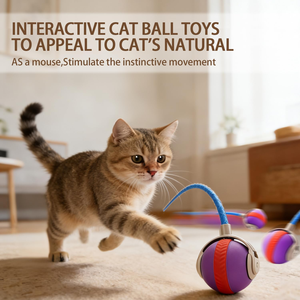 Modern Minimalist Automatic <b>Interactive</b> ABS Silicone <b>Cat</b> and Dog Play Mode PET <b>TOYS</b> USB Charger Rolling Ball for <b>Cats</b> Play Ball - Product Image 4