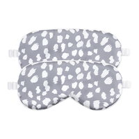 Masque de sommeil personnalisé en satin double face, confortable, imprimé, respirant, vente en gros