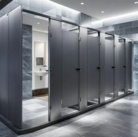Offre Spéciale : Cloisons de toilettes scolaires et de douches, design graphique, résistantes à l'eau, à prix compétitifs