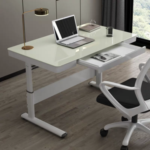 Bureau d'ordinateur réglable en hauteur, bureau ergonomique à hauteur réglable manuellement, table debout pour la salle d'étude - Product Image 3