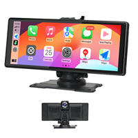 Estéreo para Auto con Pantalla Táctil IPS 4K de 9 Pulgadas, Reproductor Multimedia Universal Inalámbrico con CarPlay y Android Auto, Bluetooth 5.0 y Monitor de DVD