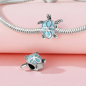 ชุดจี้เงินแท้ 925 จากโรงงานโดยตรง ลายทะเล เต่าทะเล ปลาดาว นางเงือก ลูกปัดสำหรับสร้อยข้อมือสไตล์ยุโรป ทำเครื่องประดับ DIY ขายส่ง - Product Image 5