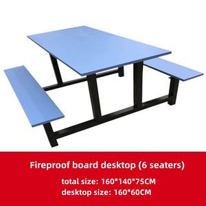 Good Quality University School <strong>Canteen</strong> <strong>Tables</strong> and Chairs <strong>Canteen</strong> Dining <strong>Table</strong> and Stool From Verified Sellers - Product Image 2