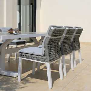 Sedia da pranzo da esterno OSMEN <span class=keywords><strong>LUMI</strong></span> 2.0, impermeabile, resistente ai raggi UV, in vimini, per giardino, <span class=keywords><strong>ristorante</strong></span>, patio. - Product Image 4
