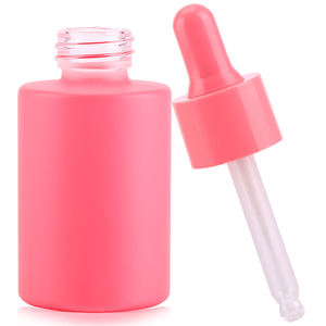 Bouteille compte-gouttes en verre personnalisée colorée de 30 ml, impression de bouteille d'huile essentielle - Product Image 5