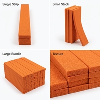 Bande d'étanchéité en caoutchouc naturel à cellules ouvertes, orange, durable, pour usage automobile et sous vide, 300D