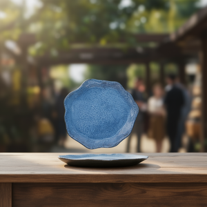 Assiette plate Oyster Granilla bleue 21 cm - Product Image 3
