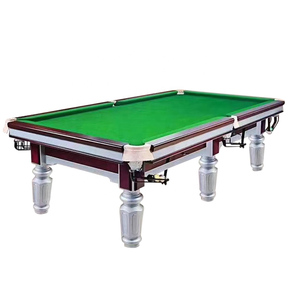 Оптовая продажа, стандартный профессиональный бильярдный стол с цветным логотипом для помещений
