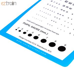 Prueba <span class=keywords><strong>de</strong></span> visión ocular <span class=keywords><strong>de</strong></span> PVC <span class=keywords><strong>de</strong></span> 14 pulgadas Tabla optométrica <span class=keywords><strong>de</strong></span> Snellen Lados dobles para visión <span class=keywords><strong>de</strong></span> pantalla para <span class=keywords><strong>Instituto</strong></span> Ocular o clínica - Product Image 5