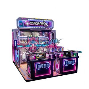 Colorful Park - Machine de jeu d'arcade à monnayeur pour 4 joueurs, type stand de tir - Product Image 3