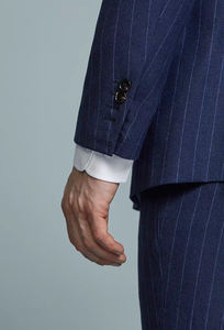 Premium op maat gemaakte wollen pakken voor heren, formele slim fit driedelige pakken voor heren, zakelijke pakken voor heren - Product Image 4