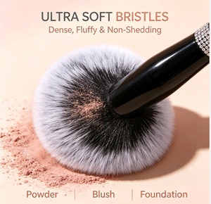 Daily Queen - Juego de 16 Brochas de Maquillaje de Lujo de Primera Calidad, Pelo Sintético Ultra Suave y Duradero, Ideal para Base y Difuminado de Ojos - Product Image 4